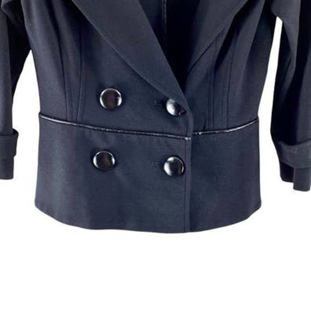 Cache Double Breasted Asymmetrical Blazer Suit Ja… - image 3